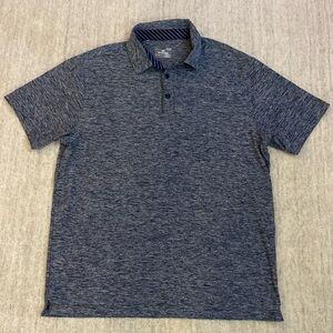 Men’s Under Armour Short Sleeve Blue Golf Shirt. Size Large.